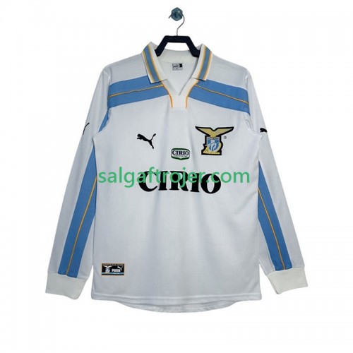 SS Lazio 1999 2000 Fodboldtrøjer Retro Udebanesæt Langærmet SS Lazio 1999 2000 Fodboldtrøjer Retro Udebanesæt Langærmet